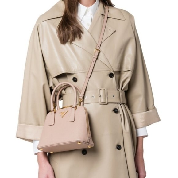 Auth Prada Mini Promenade Saffiano Crossbody Bag - Picture 2 of 16